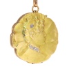 Vintage Belle Epoque 18K gold locket with ladies head and rose cut diamonds